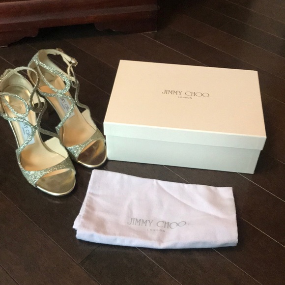 Jimmy Choo ‘Lang’ Bronze Heels - Picture 3 of 7